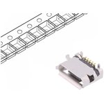 10118194-0001LF, USB Connectors 5P MICRO USB TYPE B RCPT W/ REAR PEGS
