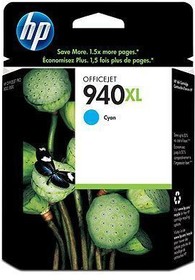 Картридж HP C4907AE (№940XL) для HP OfficeJet Pro 8000/8500 (голубой повышенной емкости, 1400 стр., 16 мл.)