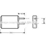 MZ6124, Радиатор отопителя салона MAZDA 626 III 87-92, 626 IV 91-97, MX-6 92- ...