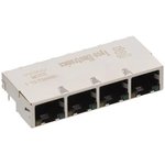 1888251-1, Modular Connectors / Ethernet Connectors 1X4 RJ45 GRN/YEL LOW PROFILE