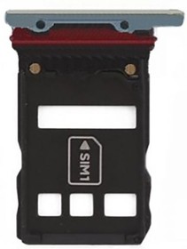 Фото 1/2 Держатель (лоток) SIM карты для Huawei P30 Pro VOG-L29 синий