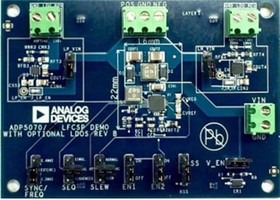 ADP5071CP-EVALZ, Power Management IC Development Tools 2 A/1.2 A DC-to-DC Switching Regulator with Independent Positive and Negative Outputs