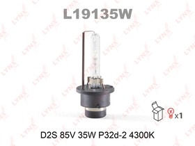 Фото 1/3 L19135W Лампа газоразрядная D2S 4300K (P32d-2)