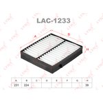 LAC1233, Фильтр салона MERCEDES BENZ ML(W163) 98-05