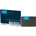SSD 2.5" Crucial 1.0Tb BX500  CT1000BX500SSD1  (SATA3, up to 540/500MBs, 3D TLC ...