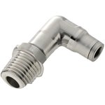 3809 10 13, LF3800 Series Elbow Threaded Adaptor, R 1/4 Male to Push In 10 mm ...