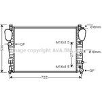 msa2306, Радиатор охлаждения Mercedes