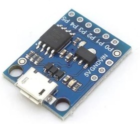 Фото 1/2 Отладочный модуль Digispark Kickstarter ATtiny85 для Arduino (micro USB)
