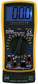 WHDZ Мультиметр кабельный DT4300A