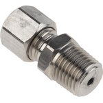 1/4 BSPT Compression Fitting for Use with Thermocouple or PRT Probe, 1.5mm Probe
