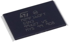 Фото 1/2 M29F160FT55N3E2, IC: FLASH memory; 2Mx8bit; 55ns; TFSOP48; parallel