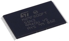 Фото 1/2 M29F800FT55N3E2, IC: FLASH memory; 1Mx8bit; 55ns; TFSOP48; parallel