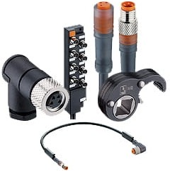 RST 3-RKMWV/LED A 3-224/5 M, Соединительный кабель, PIN: 3, 5м, вилка, 4А, -25-80°C, IP67, 30ВDC