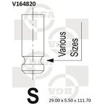 V164820, Впускной клапан MITSUBISHI [4G18]