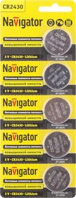 Элемент питания Navigator 94 781 NBT-CR2430-BP5