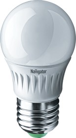 Фото 1/4 Лампа Navigator 61 253 NLL-P-G45-5-230-6.5K-E27