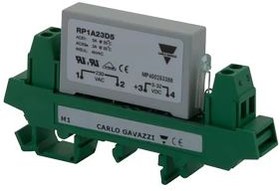 Фото 1/2 RP1A23D5M1, RP1 Series Solid State Relay, 5 A Load, DIN Rail Mount, 265 V ac Load, 34 V dc Control