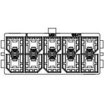 105411-0110, Корпус разъема, Mega-Fit 105411, Штекер, 10 вывод(-ов), 5.7 мм