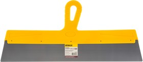 Фото 1/4 Шпатель фасадный МАСТЕР 450мм нержавеющий желтая ручка 35179 тов-176006