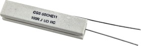 Фото 1/2 100Ω Wire Wound Resistor 11W ±5% SBCHE11100RJ