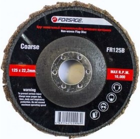 Круг лепестковый зачистной абразивный коричневый Coarse (125х22.2 мм) F-FR125B 49116