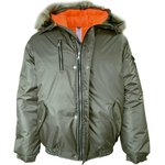 Куртка "Аляска" короткая цв.хаки (тк.Оксфорд) (48-50) 96-100/182-188 130241