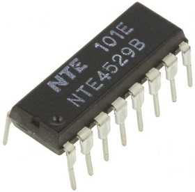 Фото 1/3 NTE4529B, IC: analog switch; bidirectional,data selector; Ch: 8; DIP16; CMOS