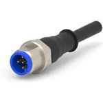2273042-1, Sensor Cables / Actuator Cables 3pos PUR 1.5m M12 strt plug pig A