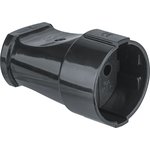 Розетка Navigator 61 717 NCA-SK01-10A-X-BL переносная б/з черная