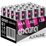 Элемент питания алкалиновый AAA/LR03 1.5В Alkaline Pack-20 (уп.20шт) ФАZА 5028128