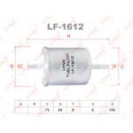 LF1612, Фильтр топливный FORD MONDEO III 00-07, TRANSIT 06-,