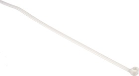 Фото 1/4 7TAG009570R0003 TY24MFR, Cable Ties, 140mm x 3.6 mm, White Nylon, Pk-100