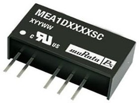 MEA1D0505SC, Isolated DC/DC Converters - Through Hole DC/DC TH 1W 5-5V SIP Dual
