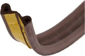 Уплотнитель резиновый самокл. тип P 9 мм х5,5 мм коричневый 100 м.(1/6) 00-00004744