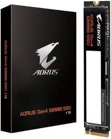 Фото 1/6 SSD накопитель GIGABYTE Aorus Gen4 5000E AG450E1024-G 1ТБ, M.2 2280, PCIe 4.0 x4, NVMe, M.2