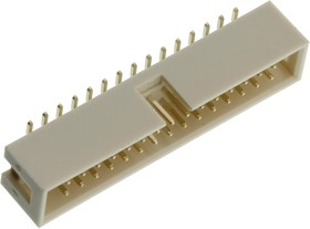 Фото 1/2 MC-254-30-00-ST-SMD, Pin Header, Wire-to-Board, 2.54 мм, 2 ряд(-ов), 30 контакт(-ов), Surface Mount Straight