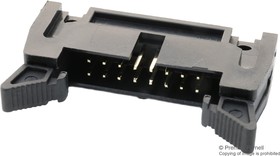 Фото 1/2 MC-254-26-LL-ST-DIP, Pin Header, Wire-to-Board, 2.54 мм, 2 ряд(-ов), 26 контакт(-ов), Through Hole Straight