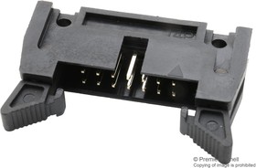 Фото 1/2 MC-254-14-SL-RA-DIP, Pin Header, угловой, Wire-to-Board, 2.54 мм, 2 ряд(-ов), 14 контакт(-ов), Through Hole Right Angle