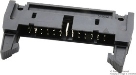 Фото 1/2 MC-254-26-SL-RA-DIP, Pin Header, угловой, Wire-to-Board, 2.54 мм, 2 ряд(-ов), 26 контакт(-ов), Through Hole Right Angle
