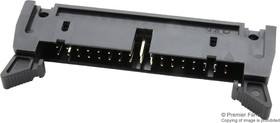 Фото 1/2 MC-254-34-SL-RA-DIP, Pin Header, угловой, Wire-to-Board, 2.54 мм, 2 ряд(-ов), 34 контакт(-ов), Through Hole Right Angle