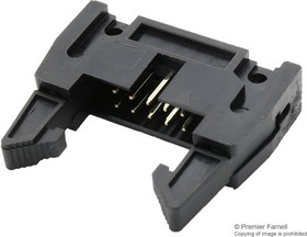 Фото 1/2 MC-254-10-LL-RA-DIP, Pin Header, угловой, Wire-to-Board, 2.54 мм, 2 ряд(-ов), 10 контакт(-ов), Through Hole Right Angle