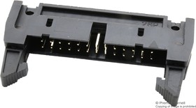 Фото 1/2 MC-254-26-LL-RA-DIP, Pin Header, угловой, Wire-to-Board, 2.54 мм, 2 ряд(-ов), 26 контакт(-ов), Through Hole Right Angle