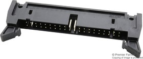 Фото 1/2 MC-254-50-LL-RA-DIP, Pin Header, угловой, Wire-to-Board, 2.54 мм, 2 ряд(-ов), 50 контакт(-ов), Through Hole Right Angle