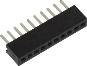 MC-SVT1-S10-G, PCB Receptacle, Плата - к - плате, 1.27 мм, 1 ряд(-ов), 10 контакт(-ов)