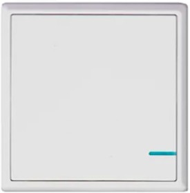 Умный выключатель Practic 1кл. белый комплект: 1 выкл. IP67, 1 радиореле 220В 1000Вт 433 + 11108