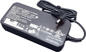 Блок питания (сетевой адаптер) для ноутбуков Asus 19V 9,5A 180W 5.5x2.5 мм черный, с сетевым кабелем Premium