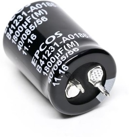 B41231B4189M000, Aluminum Electrolytic Capacitors - Snap In 16VDC 18000uF 20% PVC 6mm Terminals