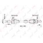 Drive assembly LYNXauto CD-1065A