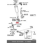 Гайка крепления задней подвески TOYOTA 90179-12091