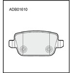 ADB01610, Колодки тормозные дисковые | перед |